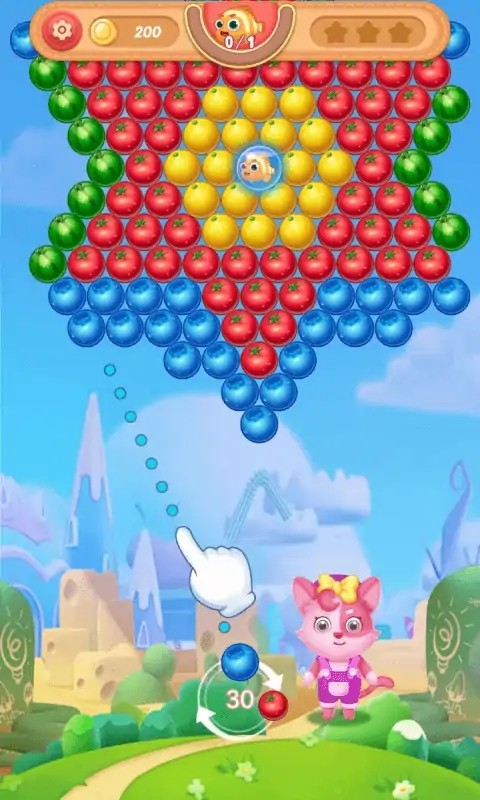 水果泡泡龙