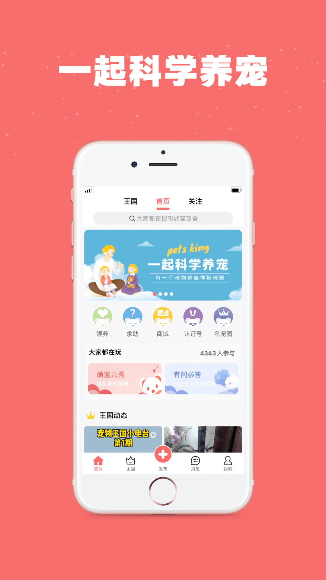宠物王国app领养条件