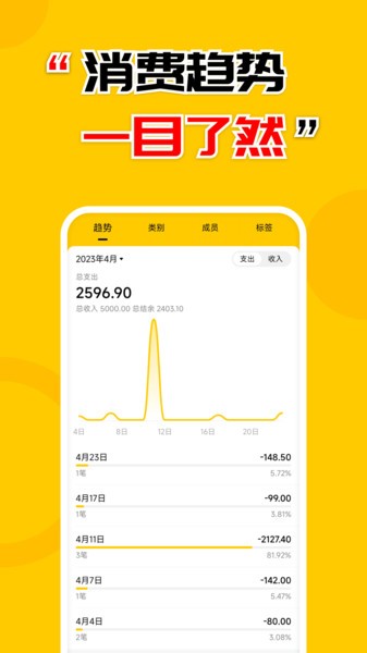 准点记账app