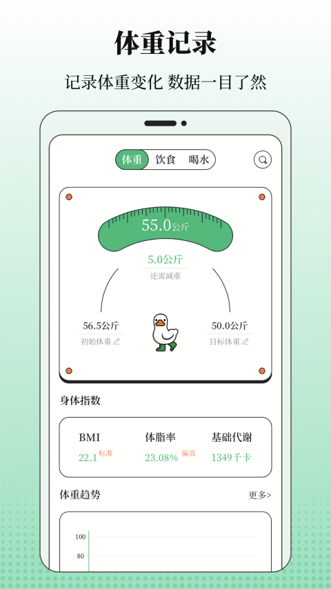 BMI体重记录器
