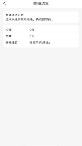 交通违章信息通