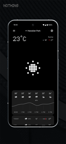 nothing天气