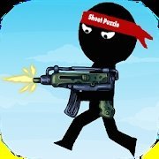 火柴人射手子弹拼图(Stickman shooter)