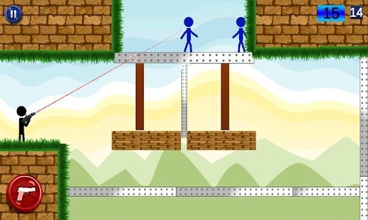 火柴人射手子弹拼图(Stickman shooter)