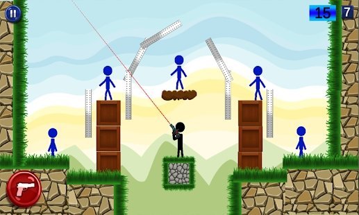 火柴人射手子弹拼图(Stickman shooter)