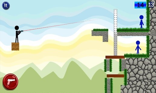 火柴人射手子弹拼图(Stickman shooter)