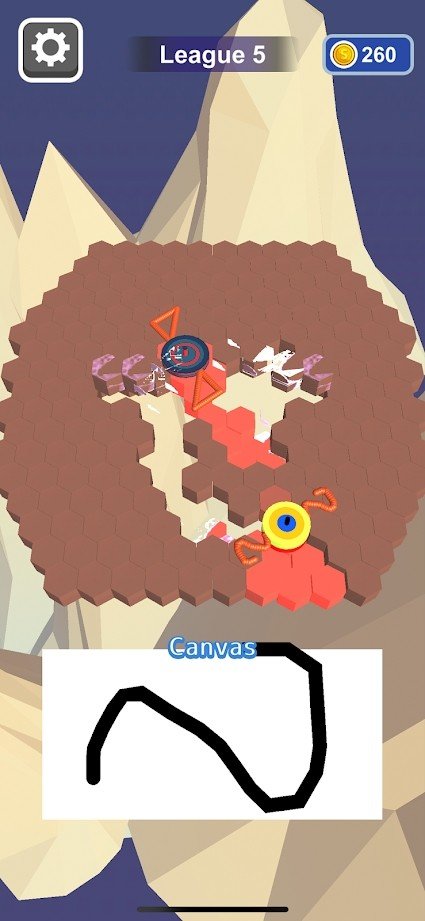 绘制陀螺竞技场