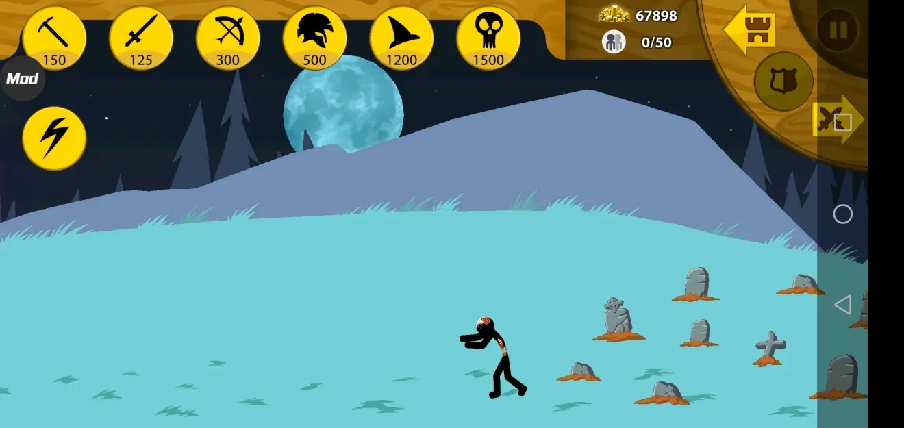 火柴人战争遗产僵尸召唤者(内置作弊菜单)无敌版下载-附关卡攻略