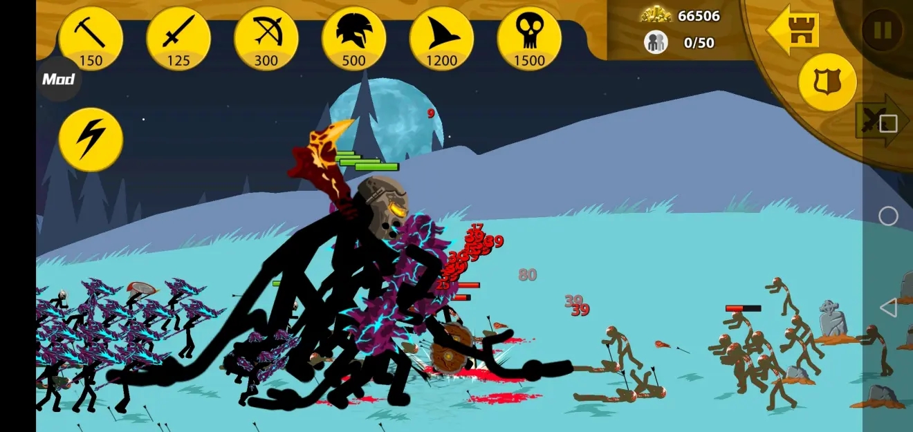 火柴人战争遗产僵尸召唤者(内置作弊菜单)无敌版下载-附关卡攻略