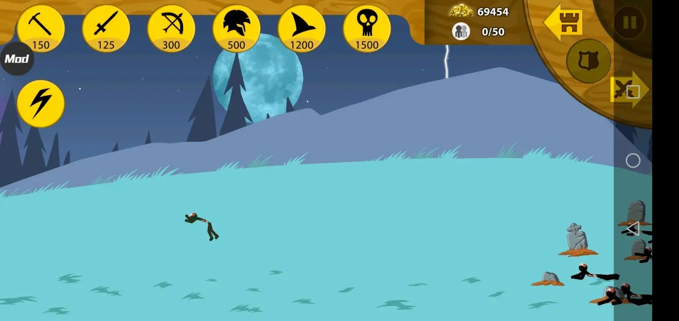 火柴人战争遗产僵尸召唤者(内置作弊菜单)无敌版下载-附关卡攻略