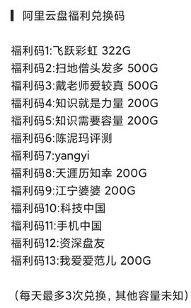 阿里云盘福利码4.25下载-阿里云盘永久容量福利码下载