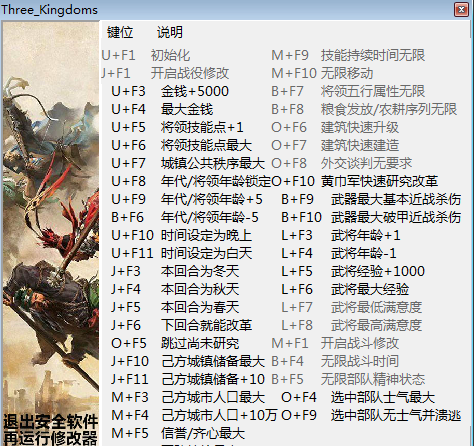全面战争三国风灵月影修改器-全面战争三国风灵月影修改器
