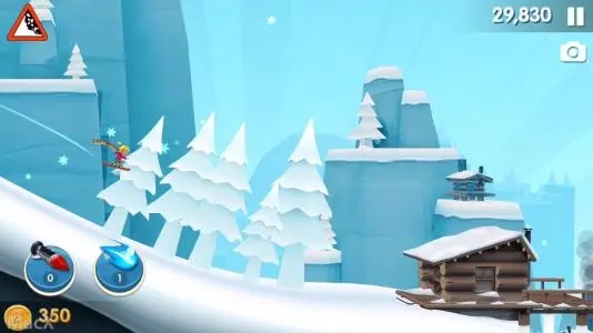 滑雪大冒险手游