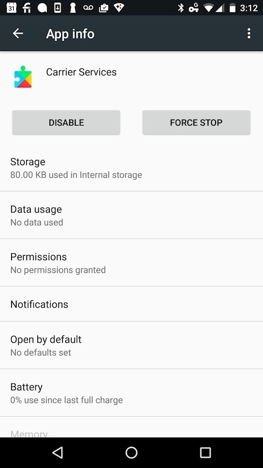 谷歌运营商服务carrier services