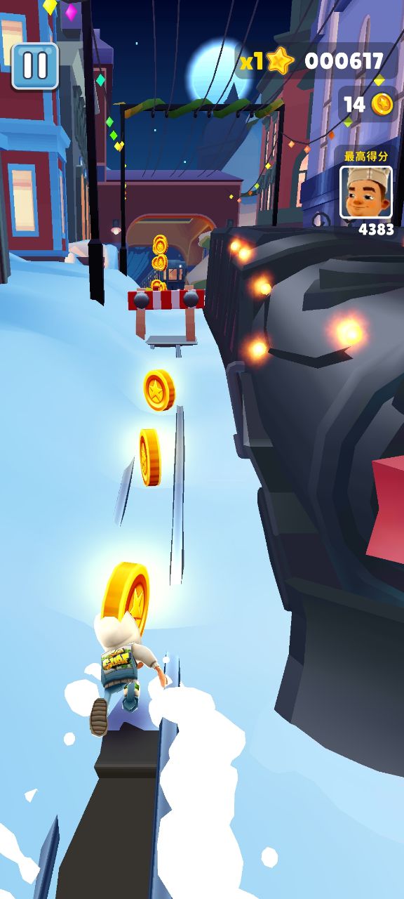 地铁跑酷雪地版国际服