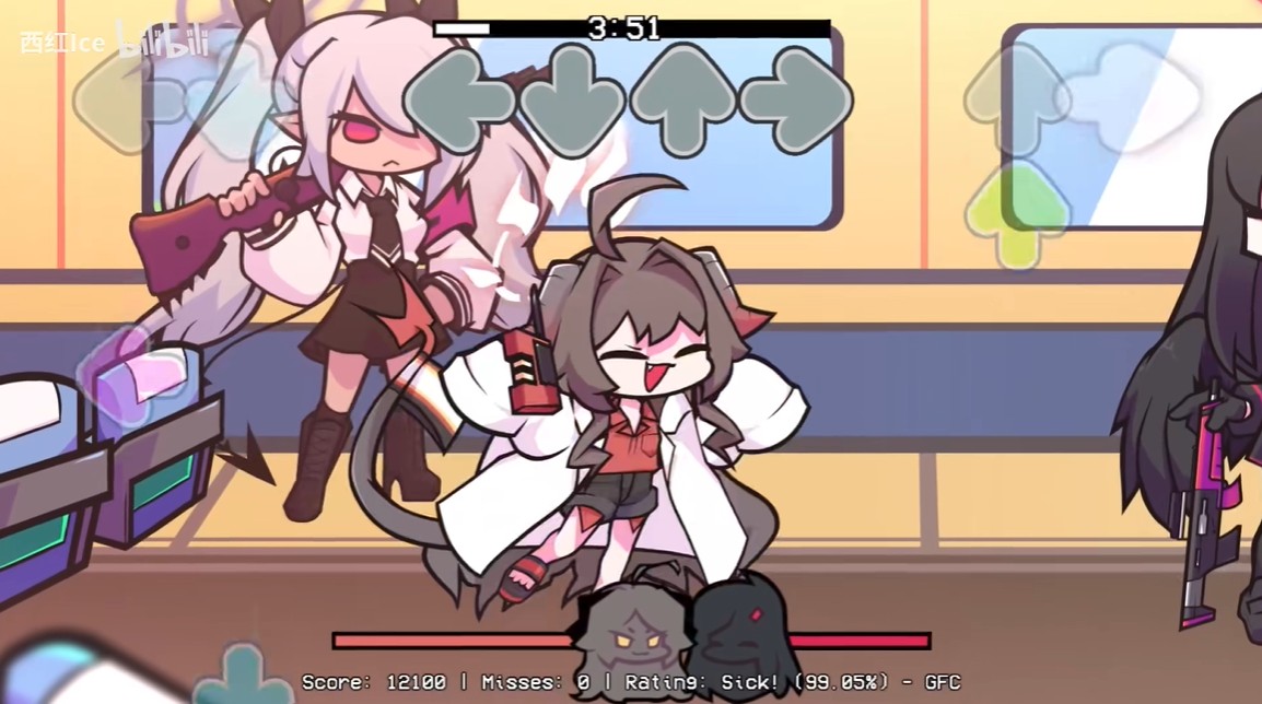 fnf碧蓝档案模组竖版