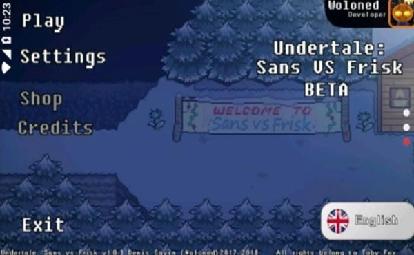 自己是sans模拟器无限血蓝版(Bonetale)