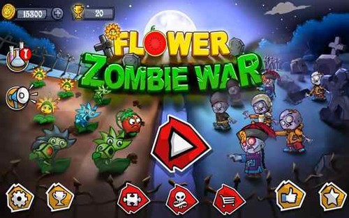 鲜花大战僵尸无限金币版(Flower Zombie War)