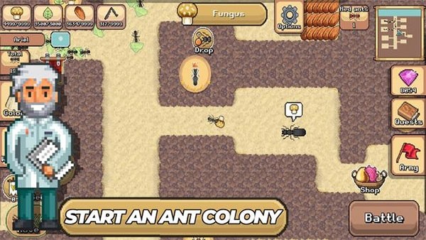 口袋蚂蚁无限金币无限食物版(Pocket Ants)
