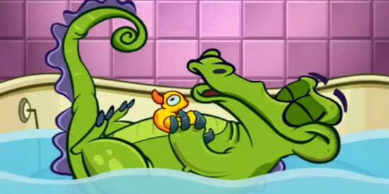 小鳄鱼爱洗澡正版游戏