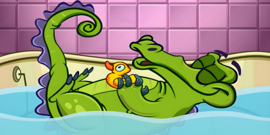 小鳄鱼爱洗澡手游版