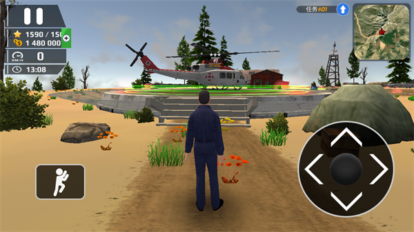 直升机飞行模拟图片