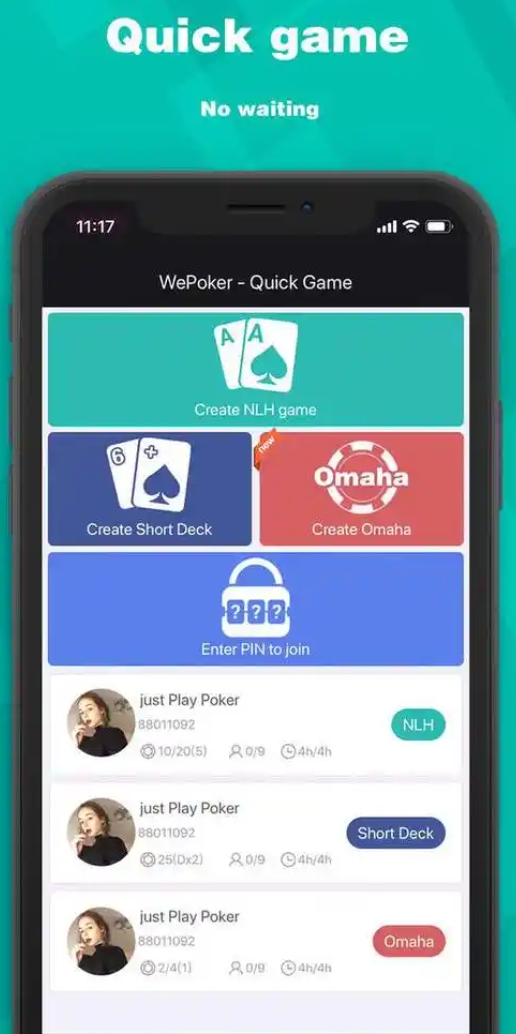 wepokerH5轻量版